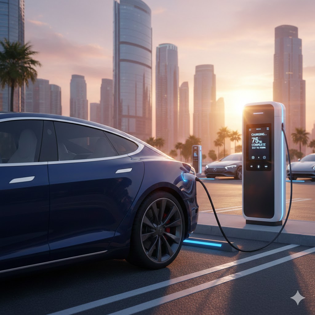 Continente Plug&Charge com balanceamento de potência até 120kW