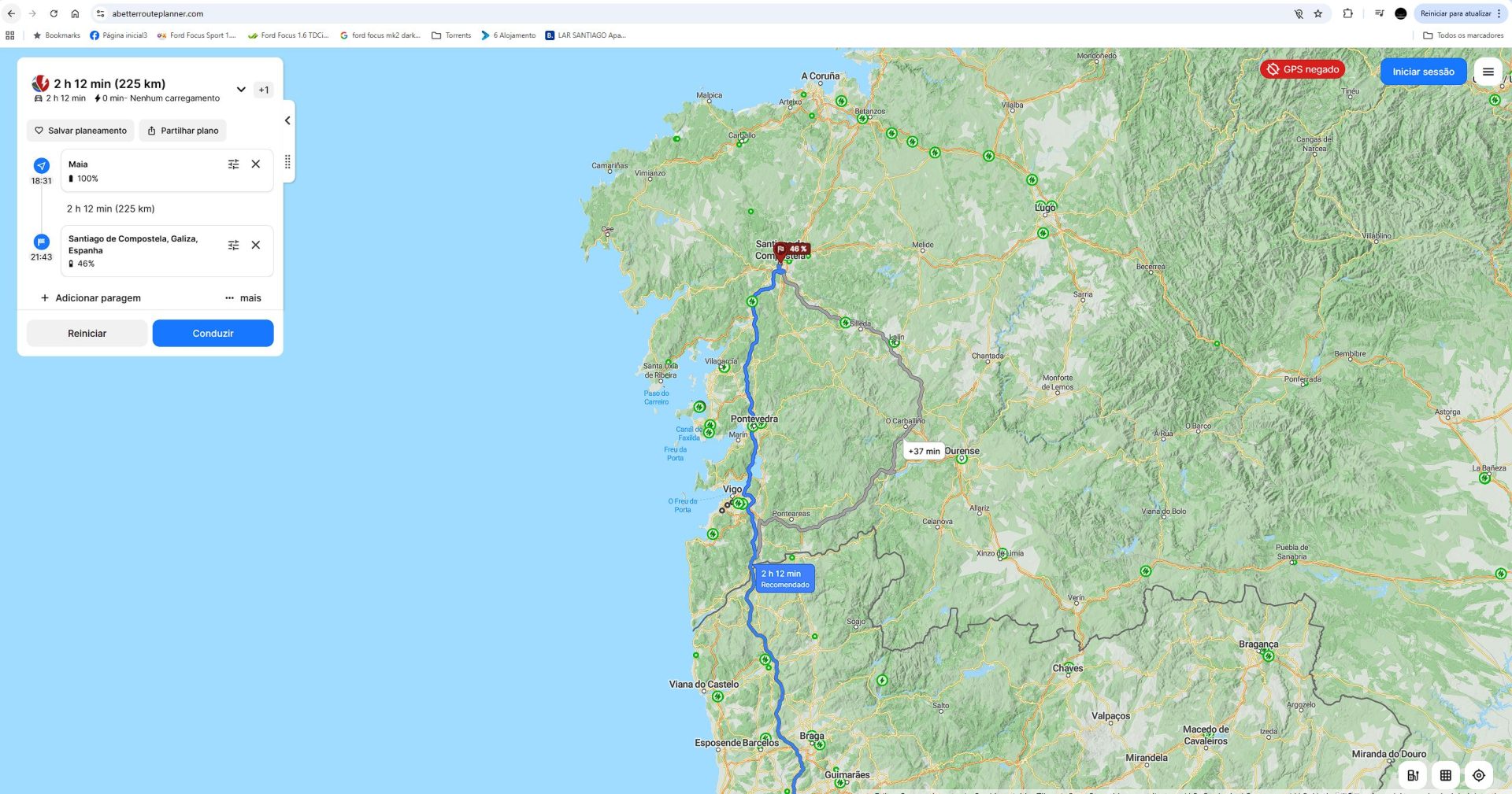 A Better Routeplanner em Portugal: 1 guia completo de viagens em carros elétricos