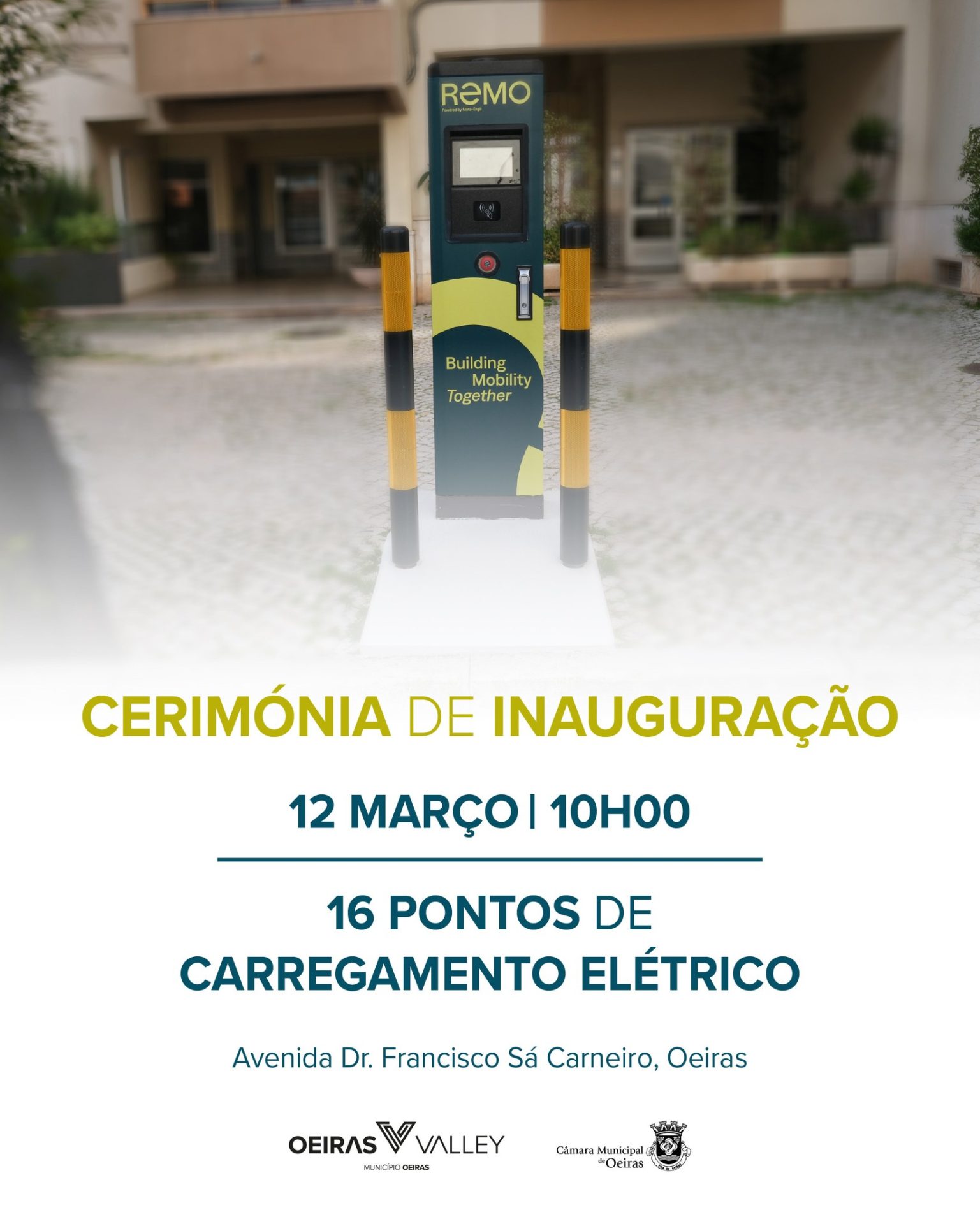 Inauguração dos novos pontos de carregamento elétrico em Oeiras