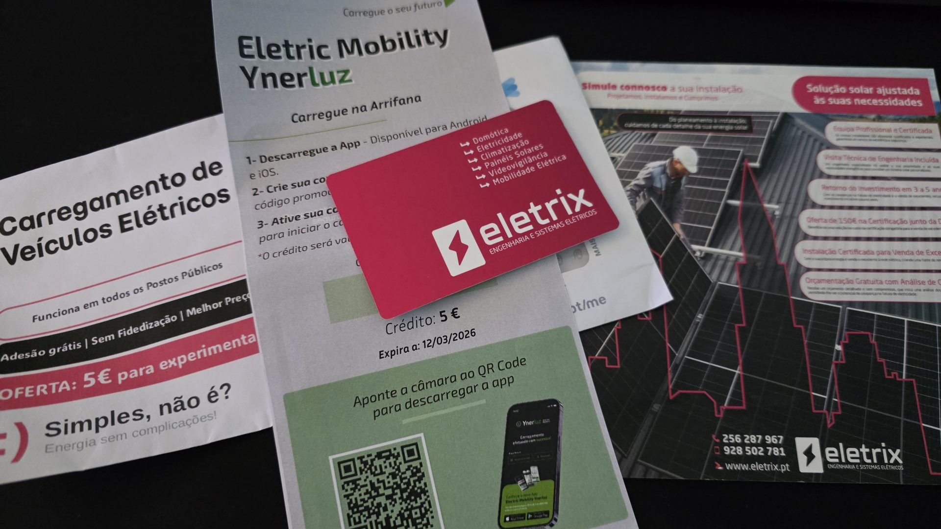 YNERLUZ - experiência de carregar o Tesla e campanha promocional em decurso