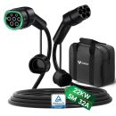 GONEO Cabo de Carregamento Tipo 2 - 22 kW 5M 32A - para Veículos Elétricos e Híbridos Plug in