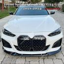 LIP frontal para BMW Série 4 G26 i4 G24 420i 430i M440i Gran Coupé M Sport (2021–2024) - ABS (Gloss Black)