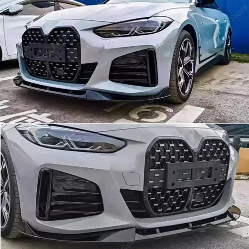 LIP frontal para BMW Série 4 i4 G26 M50 Coupé (2021-2024) - pintado Gloss Black