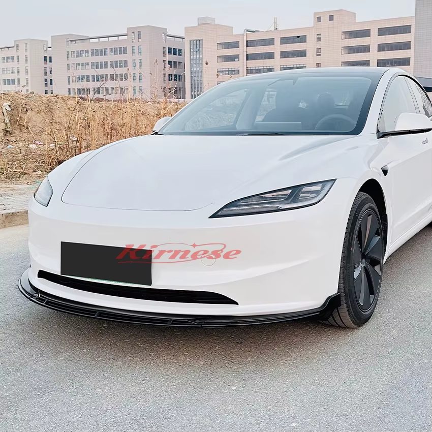 Lip Frontal em Fibra de Carbono para Tesla Model 3 (2024)