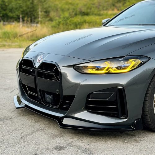 Lip frontal LOOK M Performance para BMW G24 G26 i4 M50 M Sport (2021–2026) em ABS Front Splitter Diffuser