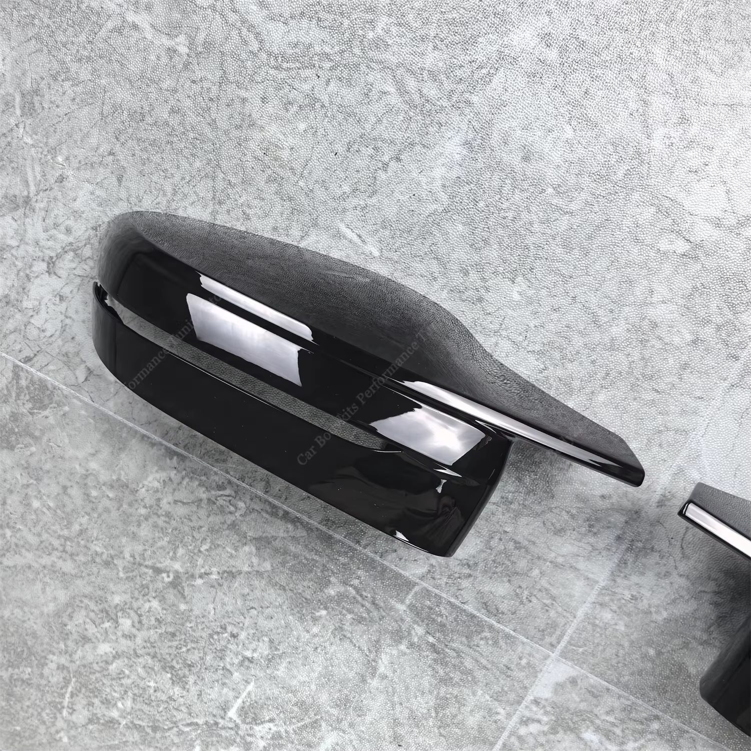 Capas de espelho retrovisor look M para BMW i4 G22 G23 G26 (2020-2025) - Glossy Black