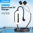 Carregador Portátil EV Type 2 Type 1 16A 3.5kW IPENGEN Bluetooth
