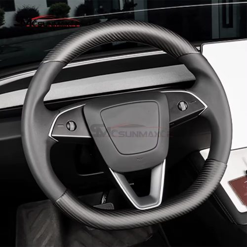 Cobertura volante em fibra de Carbono real para Tesla Model Y Juniper 2025