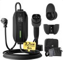 Carregador portátil AMAZON - DE EV Tipo 2 3.68KW 6-16A com Ecrã Digital e Ficha Schuko – Cabo 6 metros
