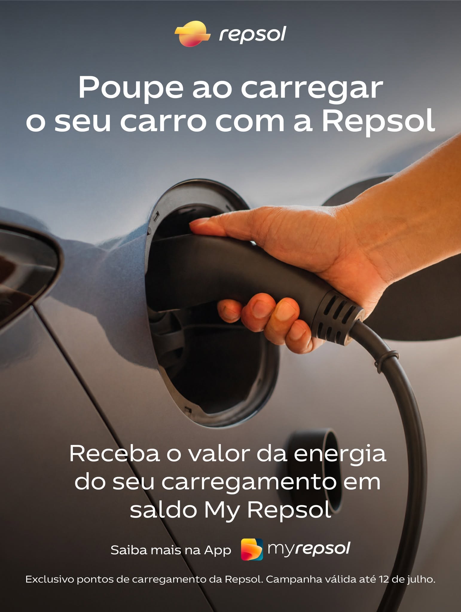 Cashback Repsol até 12 julho nos carregamentos elétricos