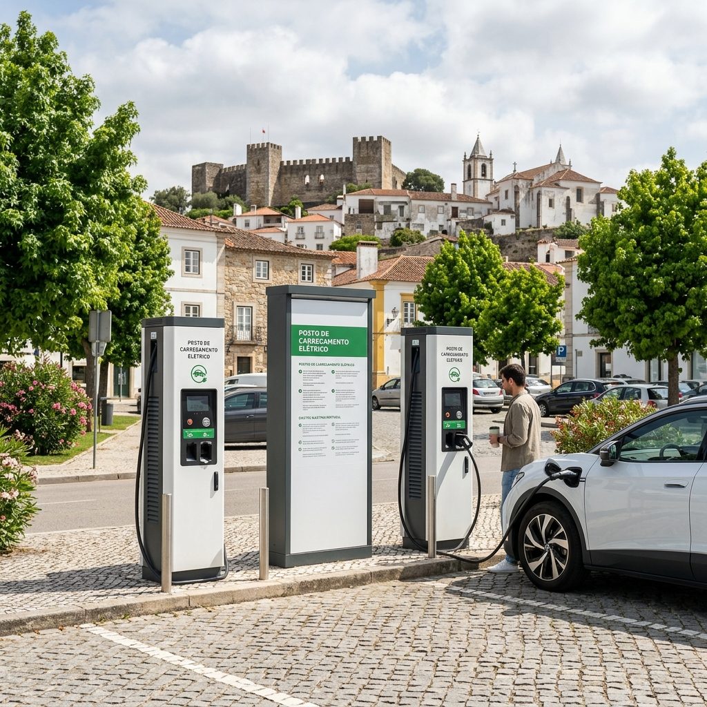 6 pontos de carregamento ultrarrápido em Abrantes até 400 kWh