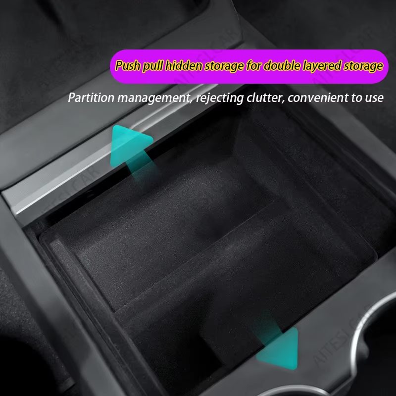 Caixa Armazenamento arrumação para Tesla Model 3 Model Y Model Y Juniper