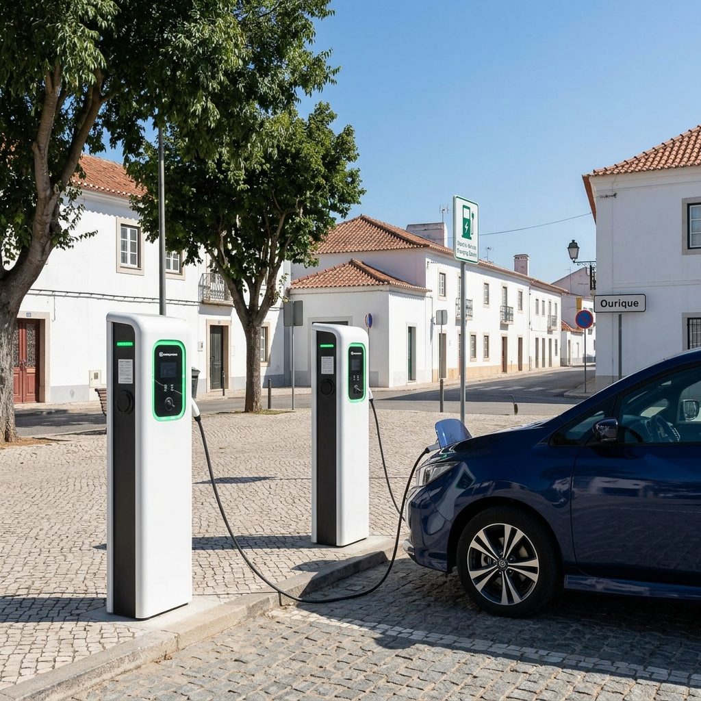Novos pontos de carregamento elétrico em Ourique no Restaurante Residencial Nefama