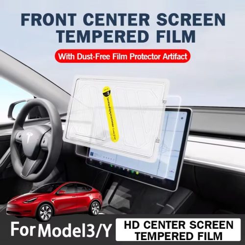 Película de Vidro Temperado HD para Tesla Model 3 Highland & Model Y 2025 – Proteção Premium para Ecrã Tátil