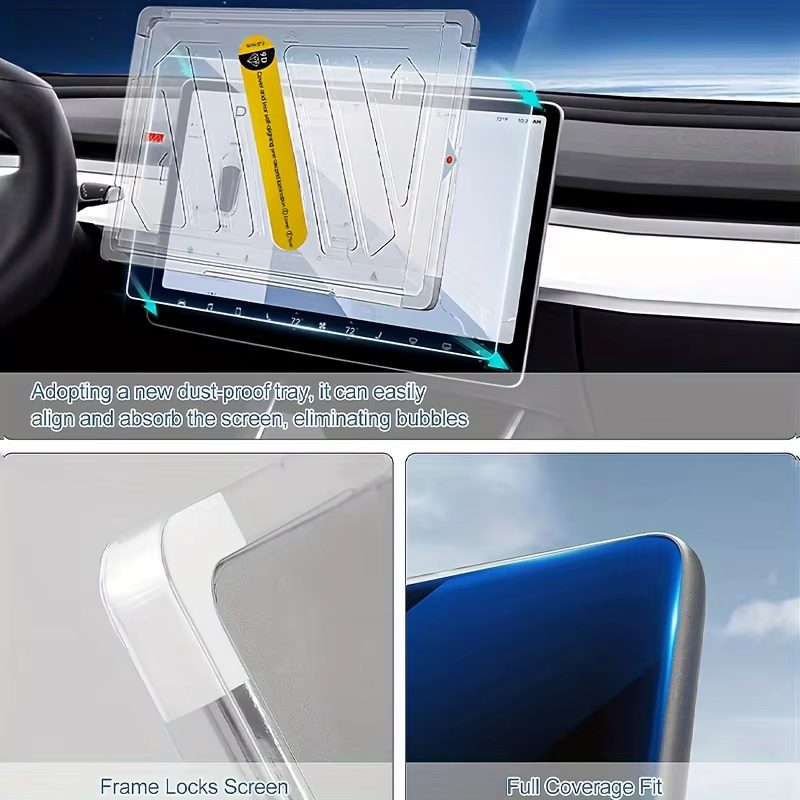 Película de Vidro Temperado HD para Tesla Model 3 Highland & Model Y 2025 – Proteção Premium para Ecrã Tátil
